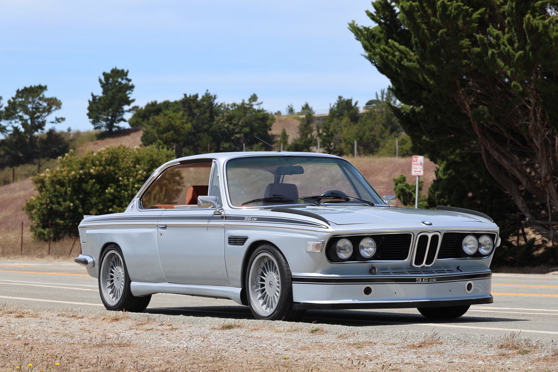 1971 BMW 3.0CS, front three-quarter, roadside