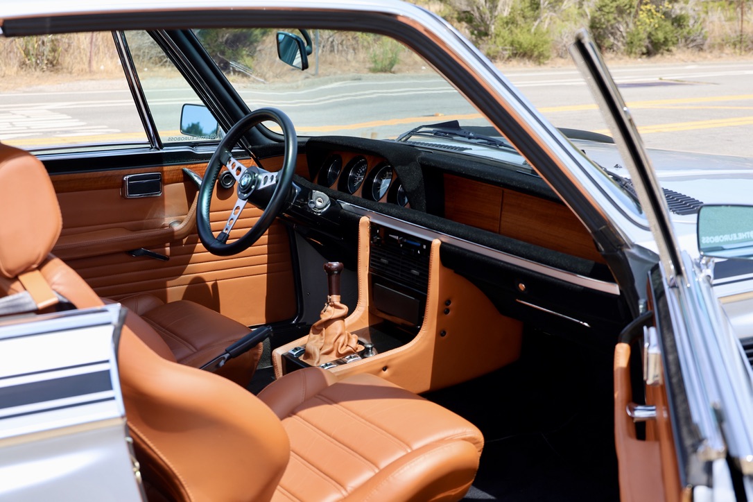 Interior cockpit, driver's door open