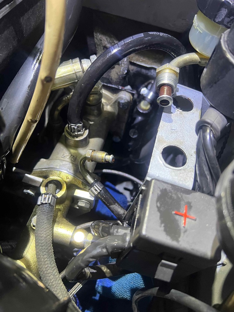 Custom brake lines and hydroboost fitting