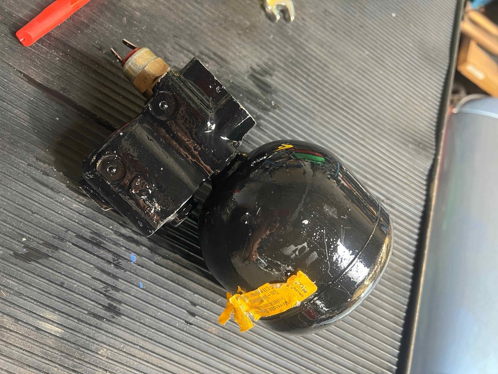 Ignition coil removed for inspection